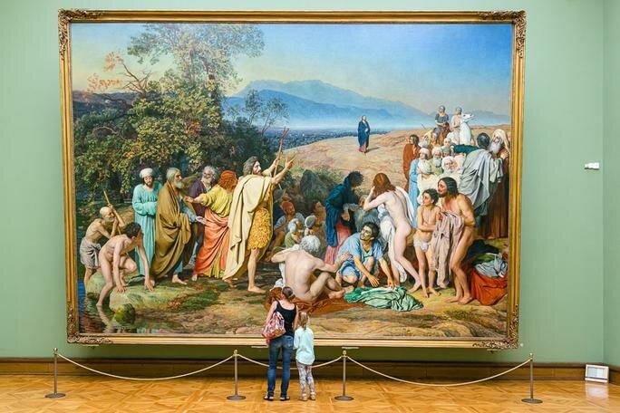 Картина "Явление Христа народу" в Третьяковской галерее (Фото из открытых источников)