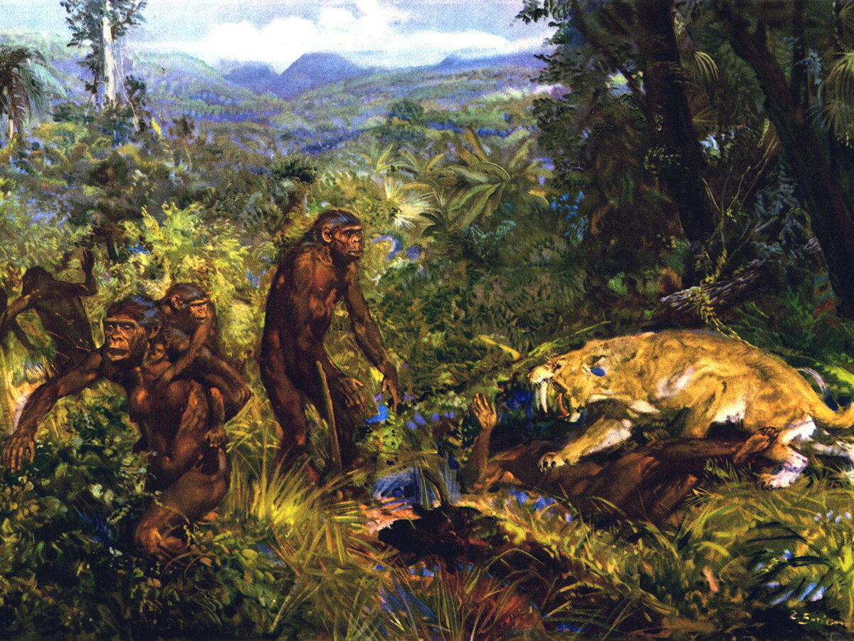 Питекантропы на охоте