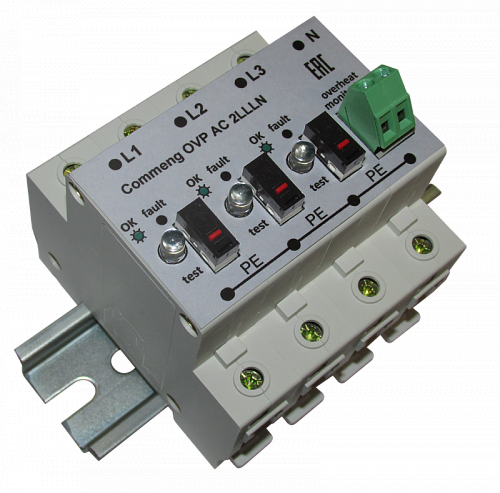 УЗИП  COMMENG  OVP  для трехфахной сети  TN-S, TN-CS. Моноблок. 