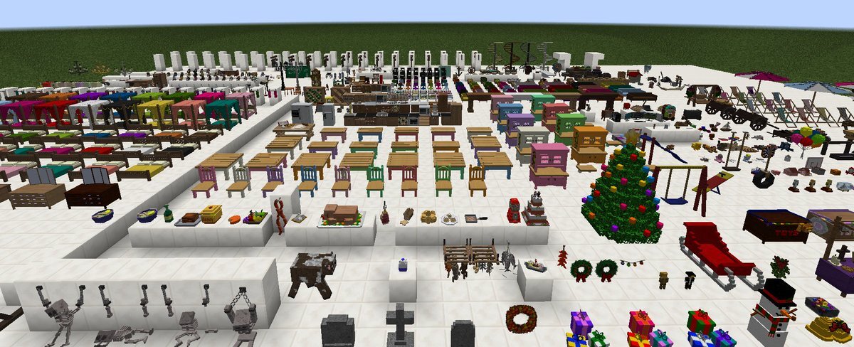 моды на майнкрафт 1.12.2 на мебель и декор