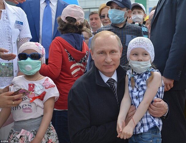 Путин и дети