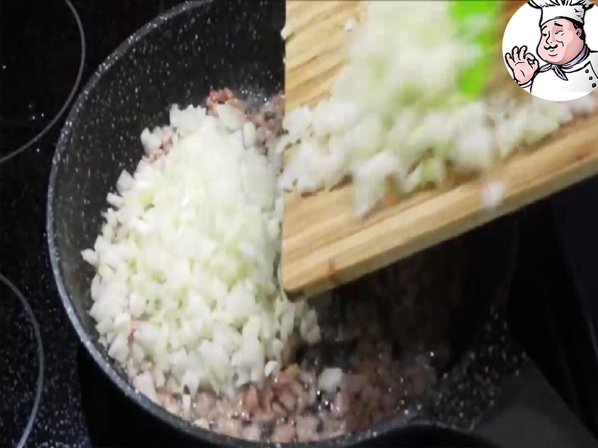 Подготавливаем фарш