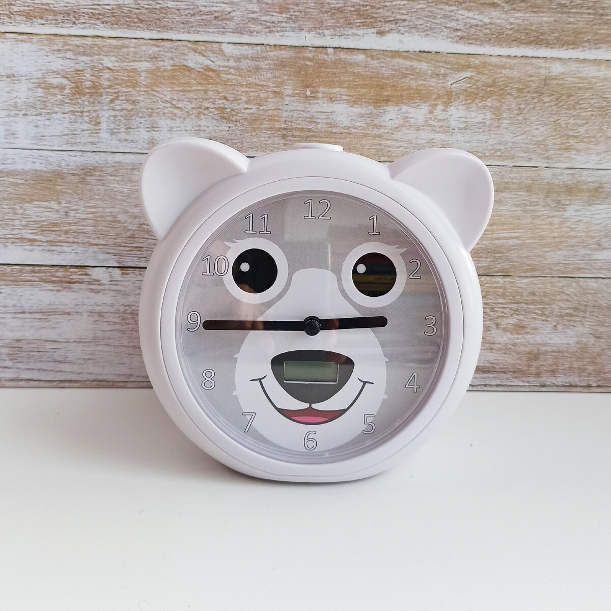 Часы-будильник мишка Бобби