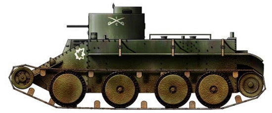 Общий предок Christie M1928 Medium Tank