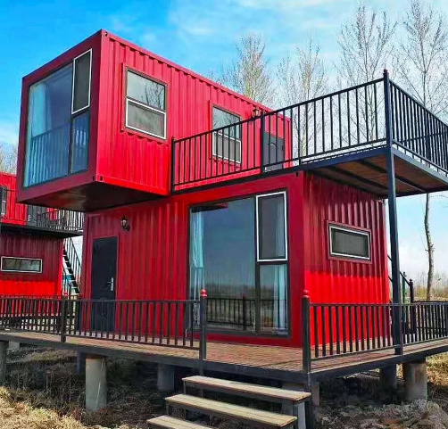 Симпатичный дом из контейнера. Фото из открытого источника