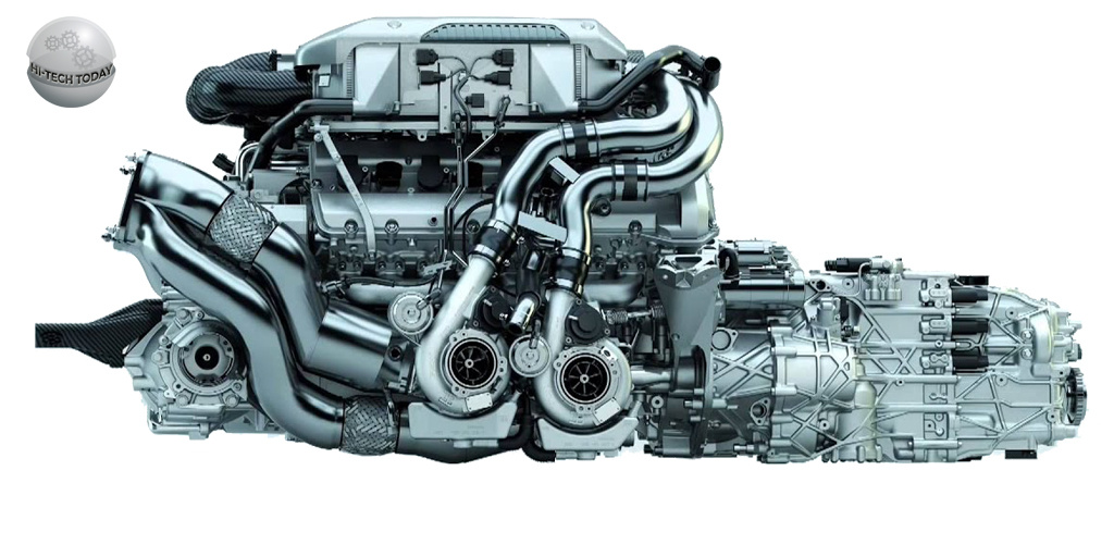 Двигатель Bugatti Chiron