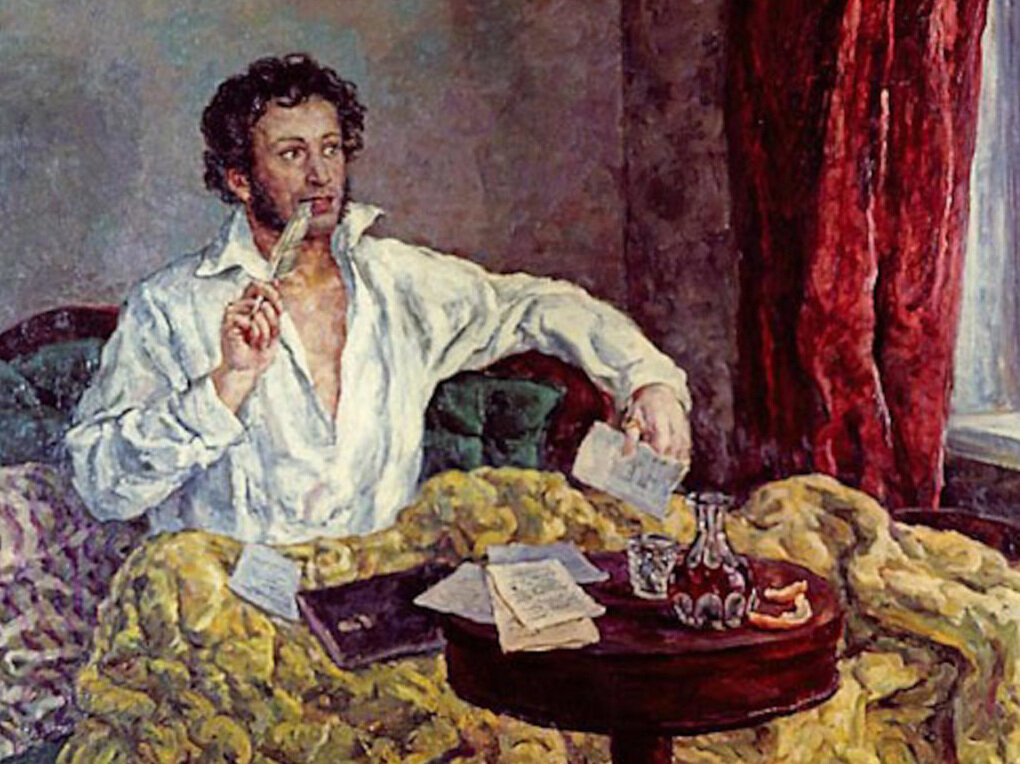 Пётр Кочаловский, Пушкин в Михайловском