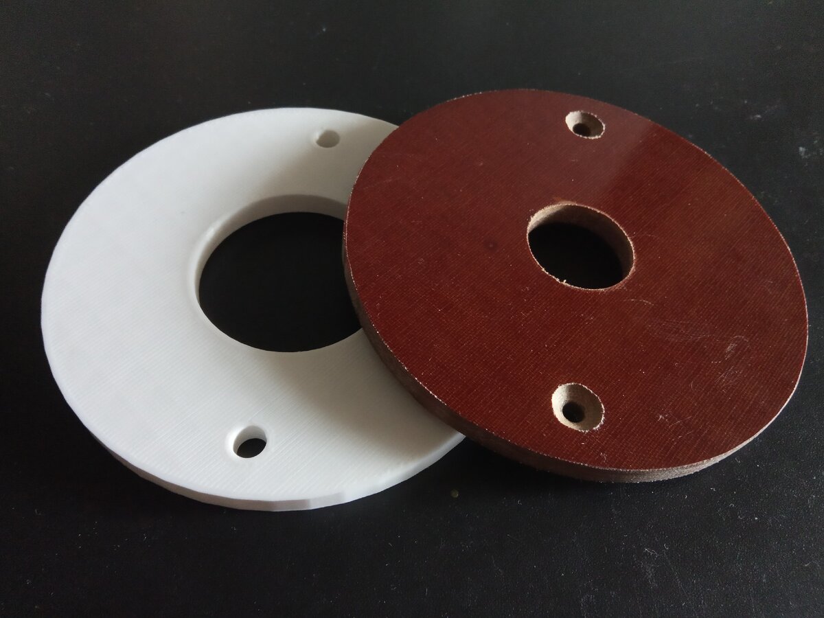 Проставочные кольца для фрезера из текстолита и пластика