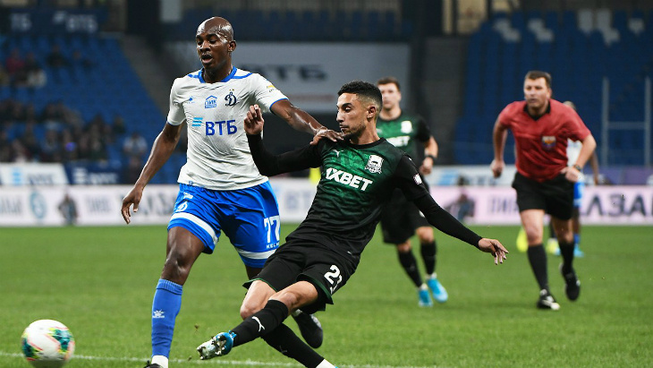 "Динамо"- "Краснодар". Источник: https://www.livesport.ru