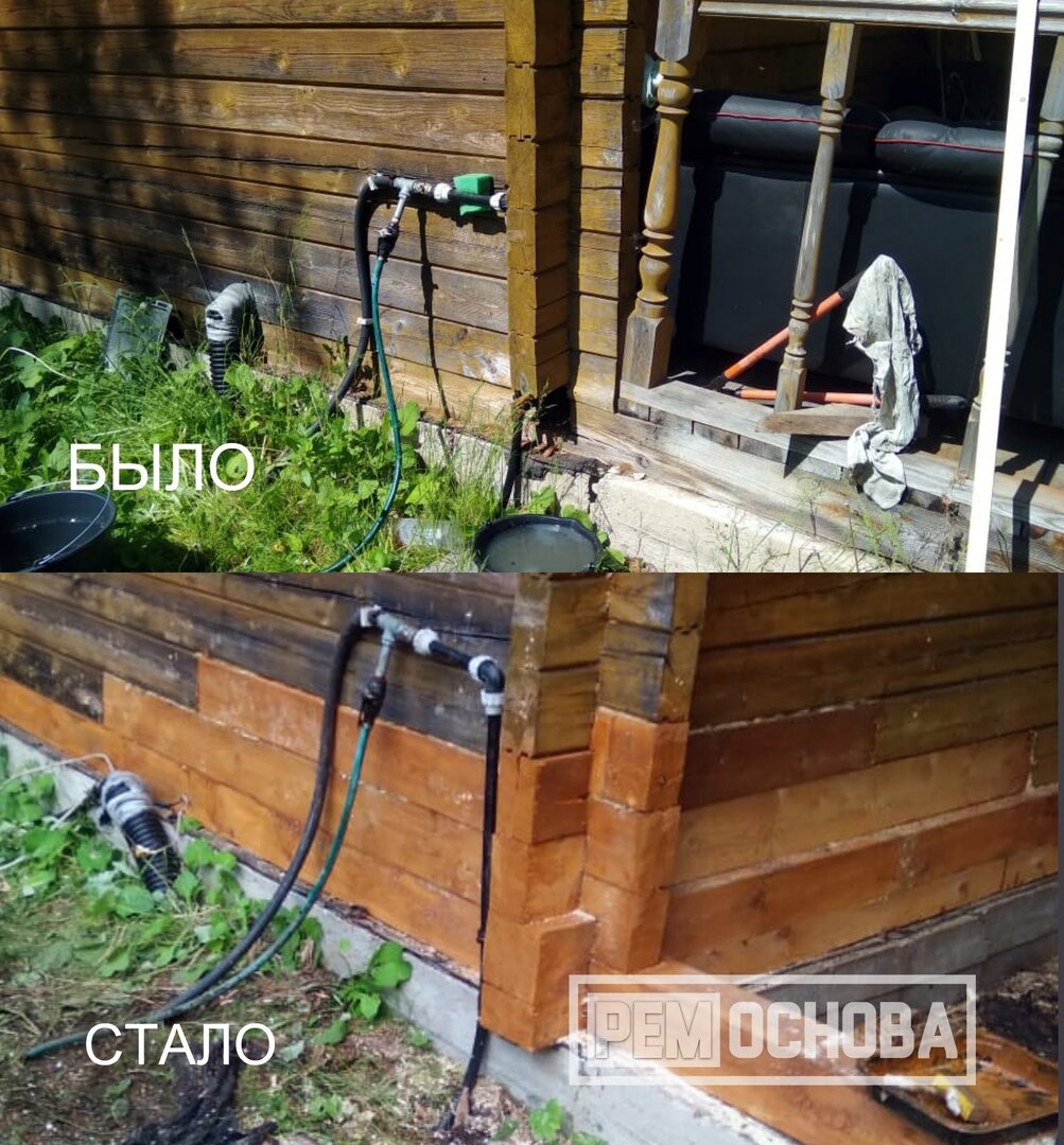 Замена нижних венцов, ремонт полов, выравнивание веранды в Грузино-4