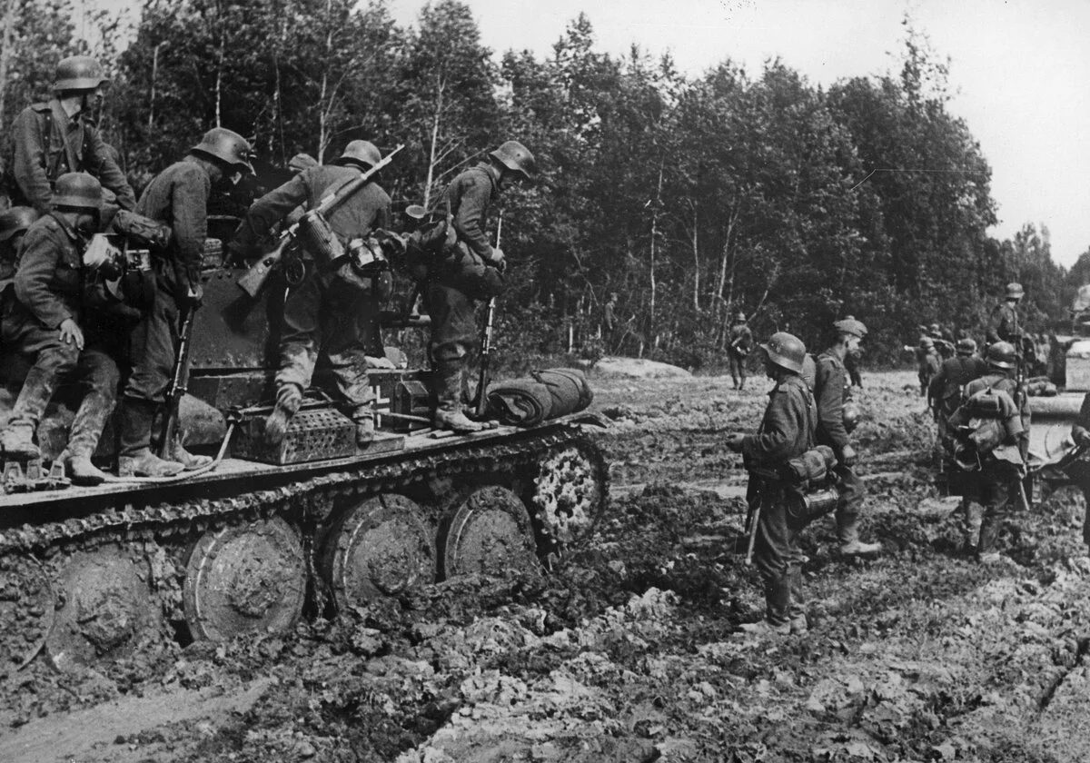 Немецкая фотография сделанная в годы ВОВ.