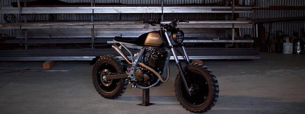 КАСТОМ SUZUKI DR650 1999 ГОДА ИЗ БРАЗИЛИИ