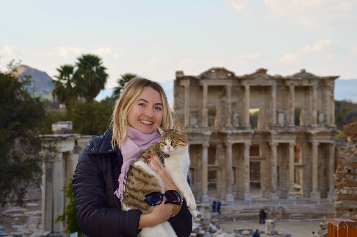 В Эфесе много попрошаек-кошек