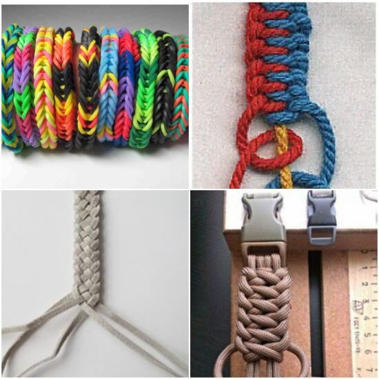 Плетение браслетов из цветных трубочек: стильная технология