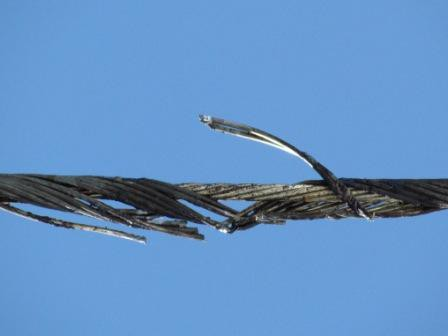 Повреждение провода