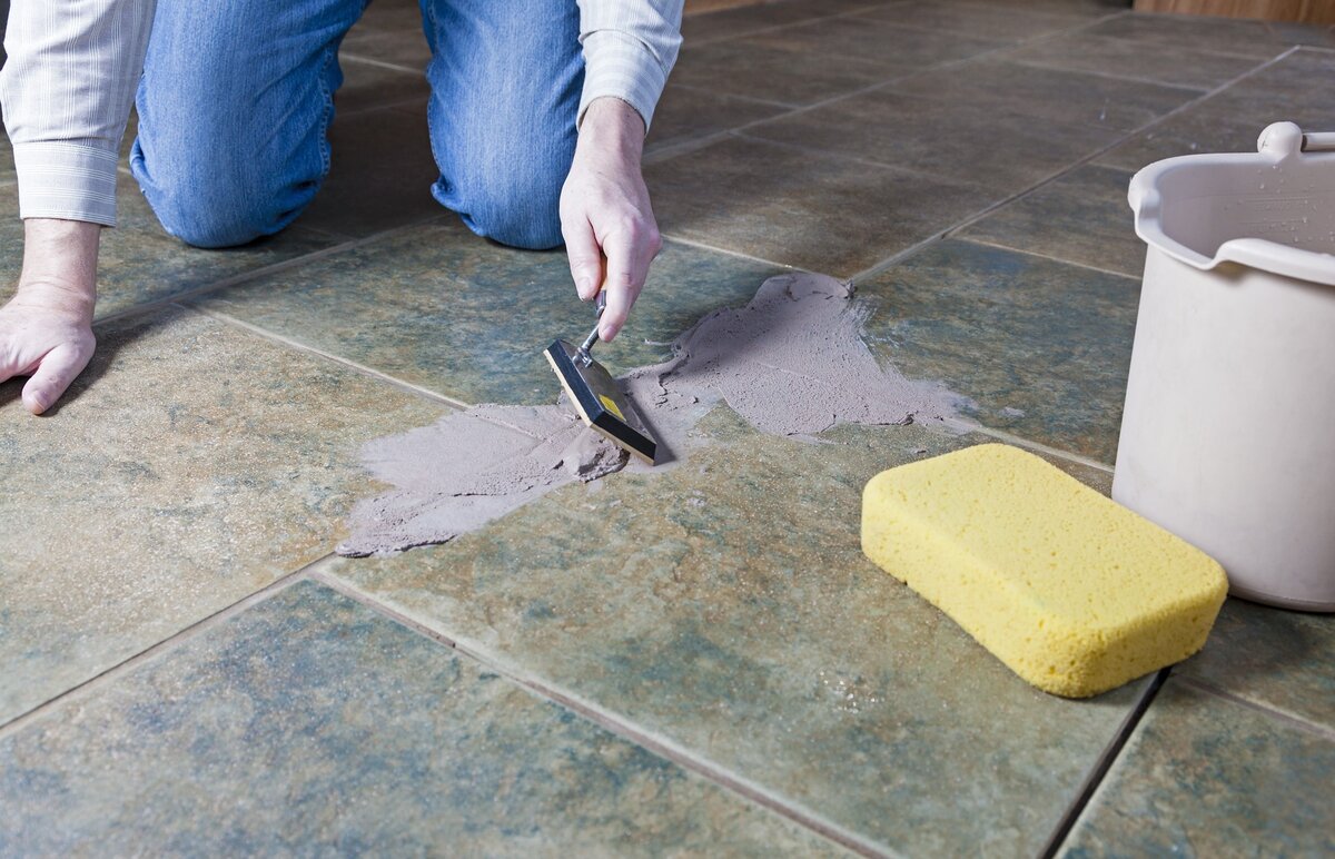 Цементная затирка