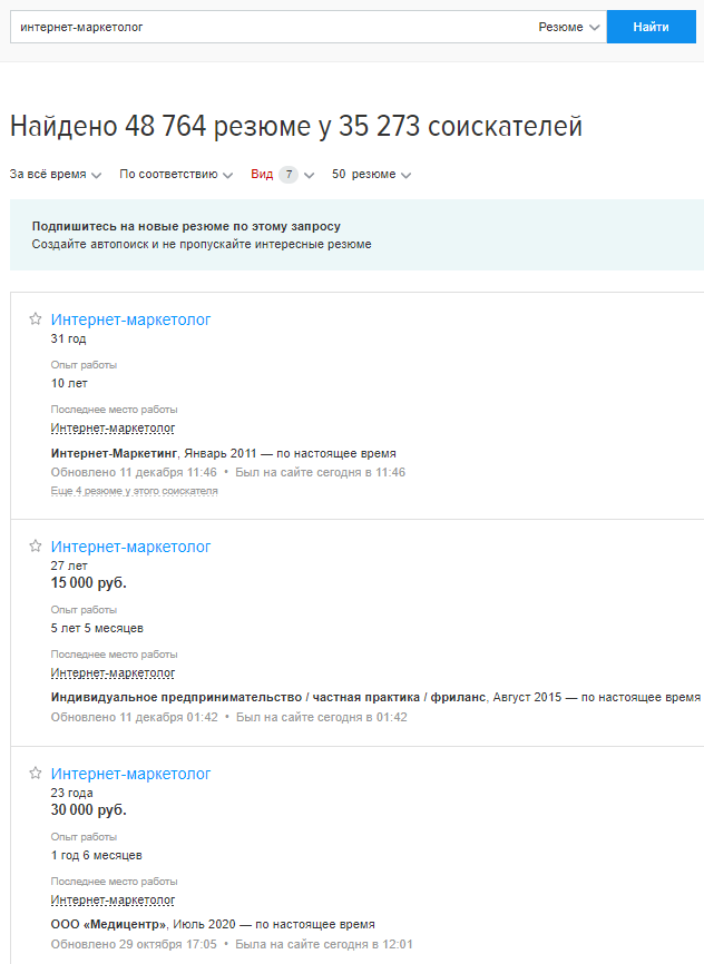 Выбрать есть из кого