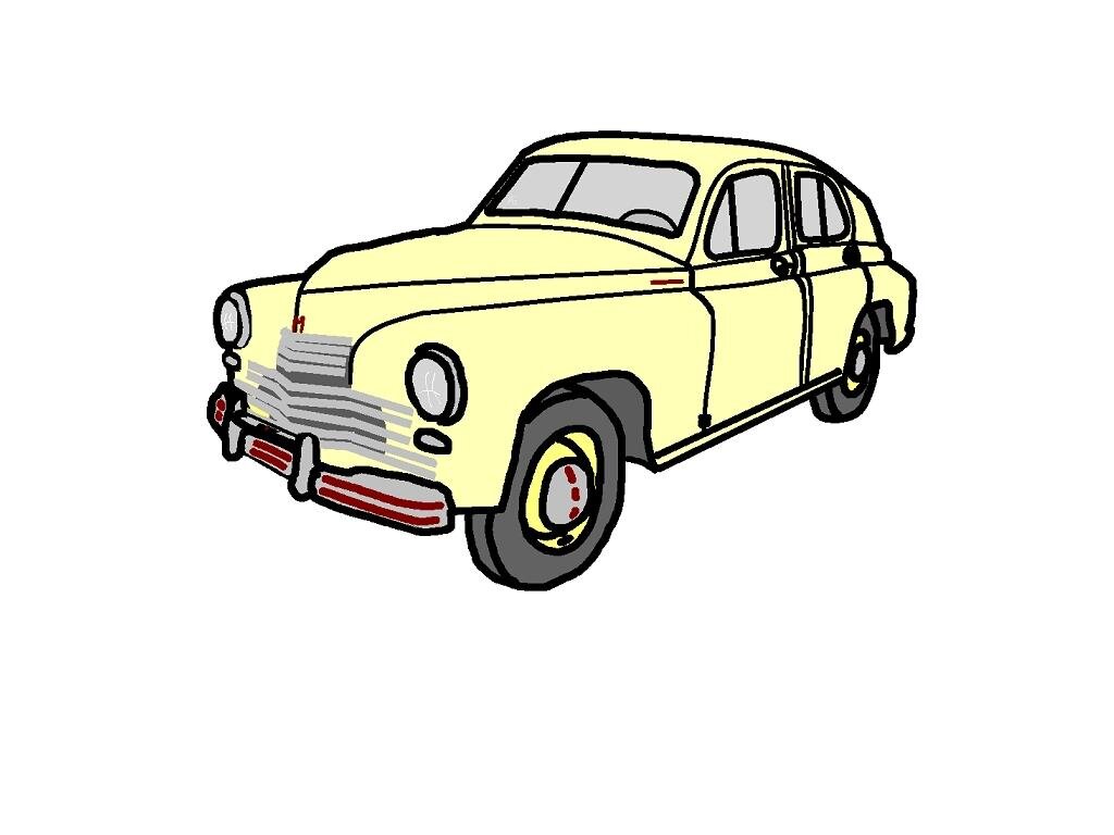 Ранний вариант М-20 "Победа". Иллюстрация SocPSY