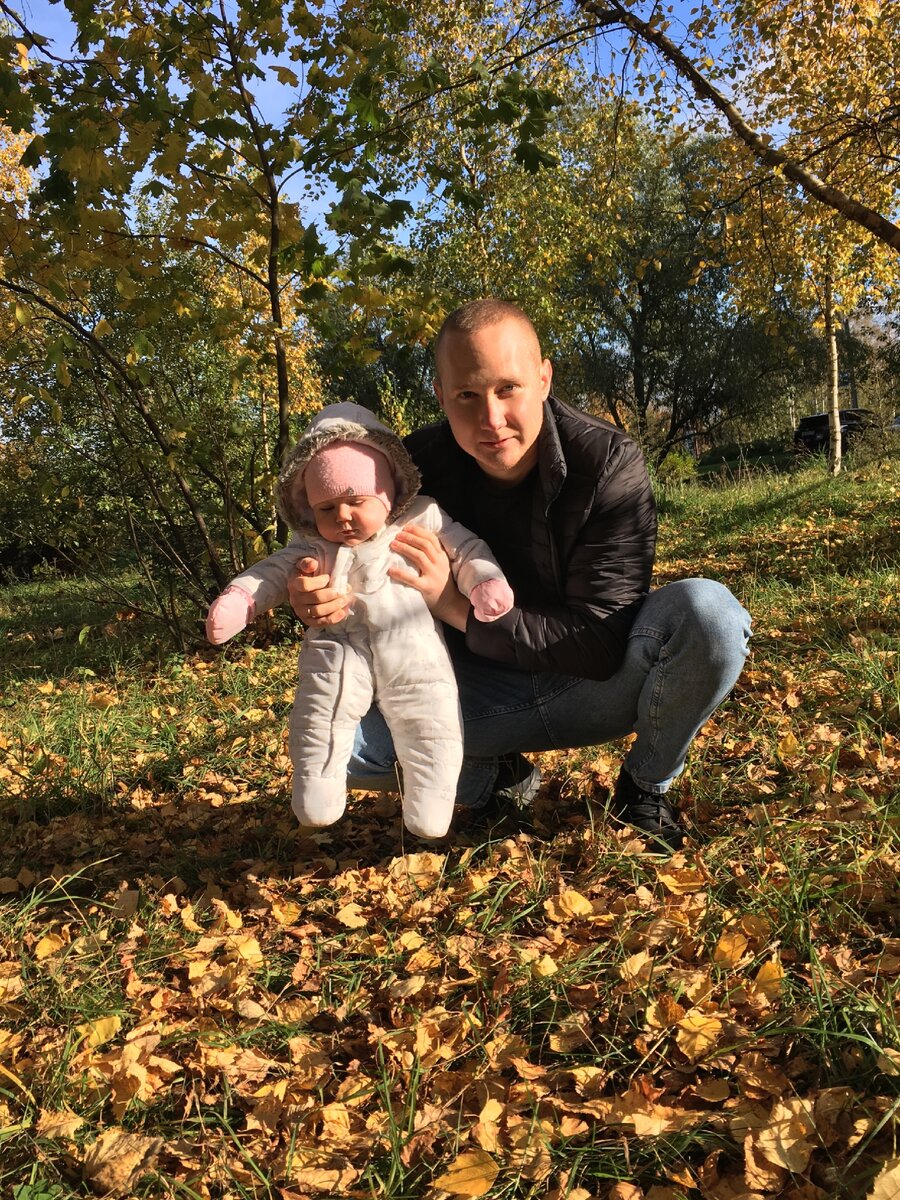 Классическая фотография осенью с телефона.