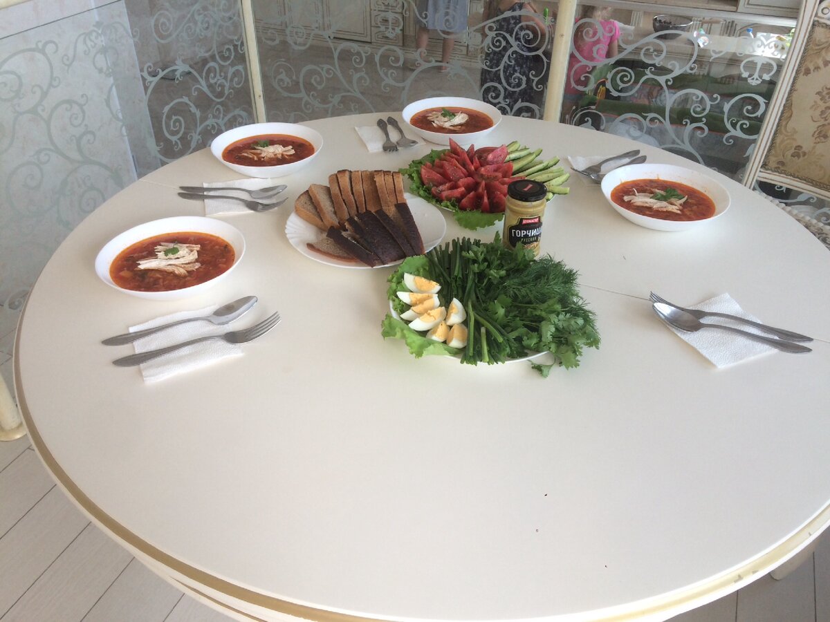 Сервировка стола #обед