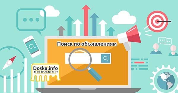 Поиск по объявлениям на Doska.info, Avito.ru, Youla.ru и т.д.