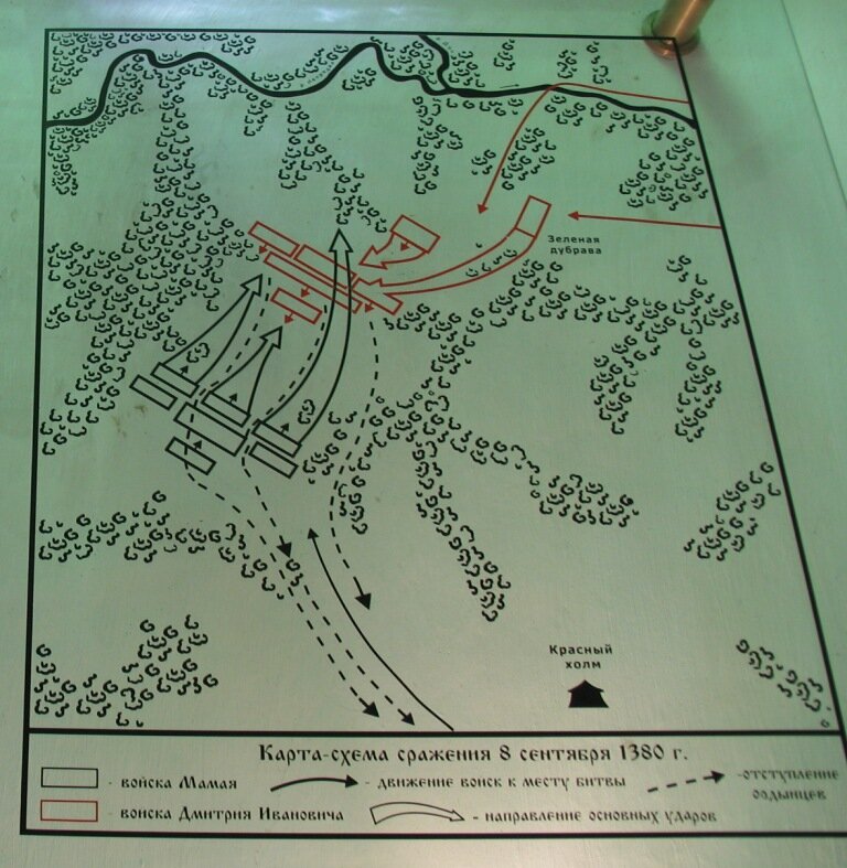 Место сражения куликовской битвы. Битва на Куликовом поле в 1380 году схема. Куликово поле карта битвы. Куликовская битва схема сражения. Место битвы Куликовской битвы.