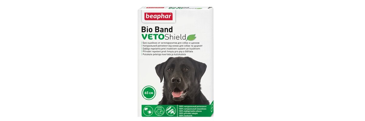 Биоошейник VETO Shield Bio Band от эктопаразитов для собак и щенков