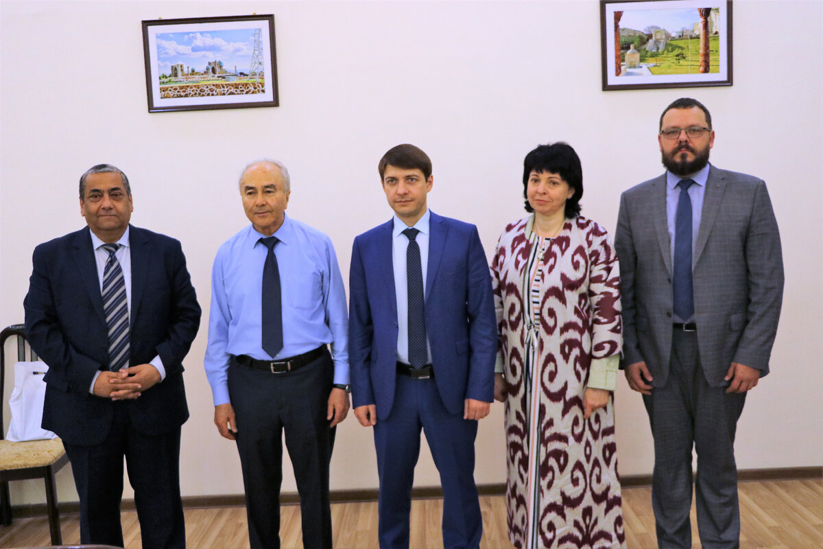 Делегация СКФУ в Самаркандском госуниверситете