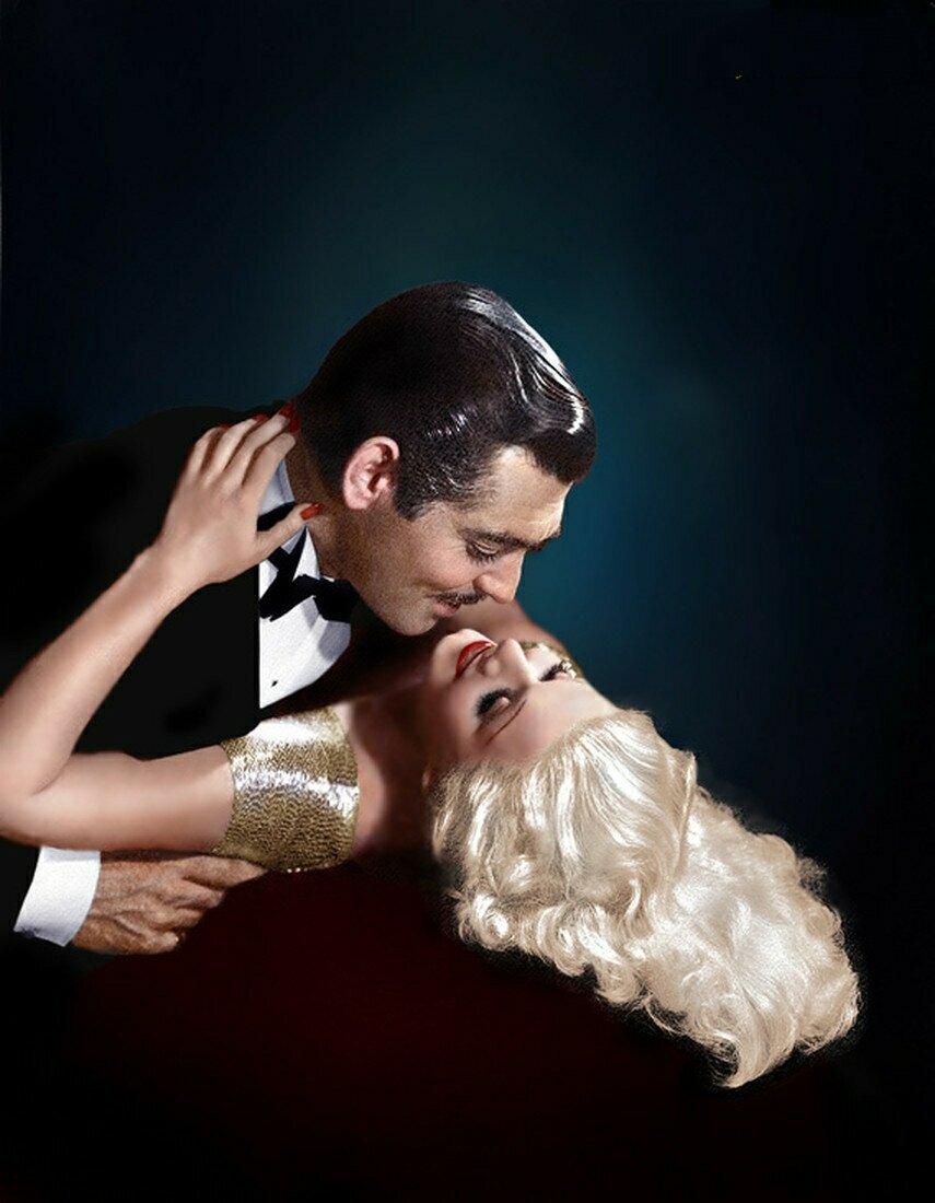 Джин Харлоу и Кларк Гейбл