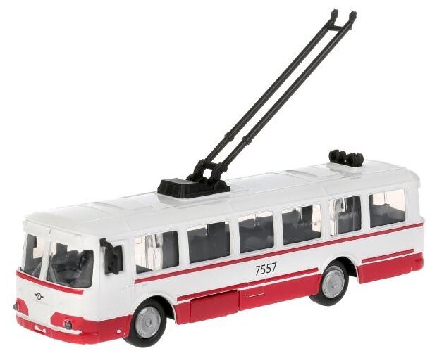 Такого троллейбуса в действительности не было, зато сколько историй на эту тему ходило в кругах поклонников общественного транспорта! И вот он в металле.