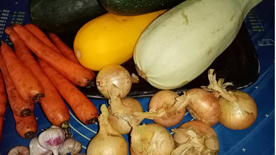 Овощи для приготовления икры кабачковой