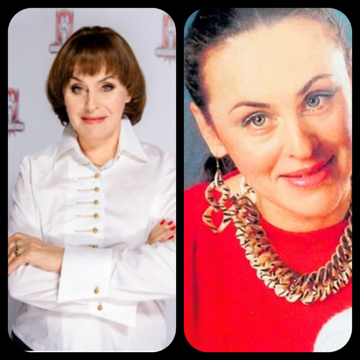 Алла Данько в разные годы своей карьеры