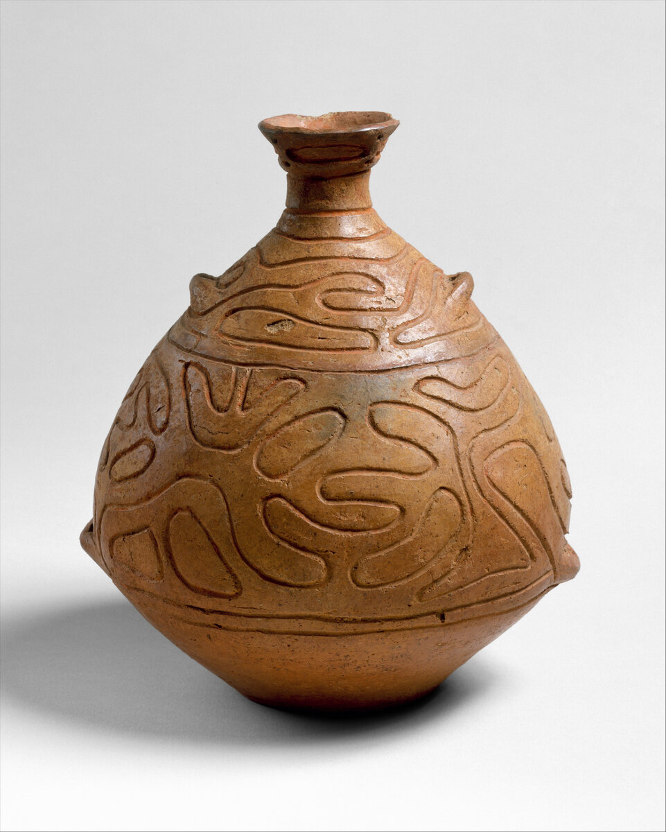 Сосуд. Керамика, дзёмон (поздний период), около 2500–1000 года до н. э.