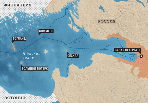 Расположение четырех внешних островов/ © postcoronavirus.ru