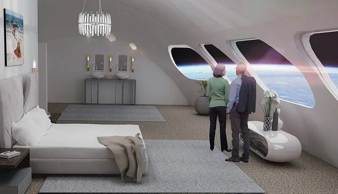    Номер в отеле Voyager Space StationOrbital Assembly Corporation