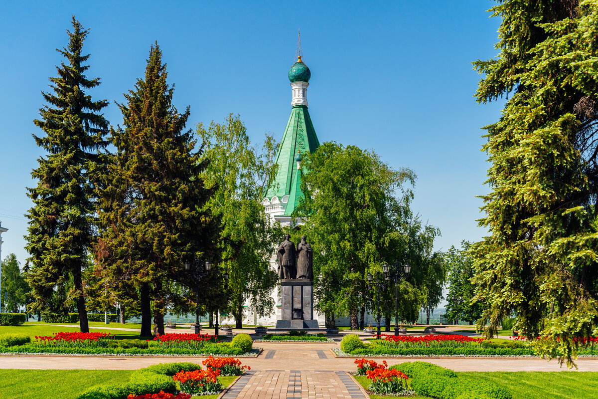 Самый древний храм Нижнего Новгорода. Вспоминаем историю Михайло- Архангельского собора | Нижний 800 | Дзен