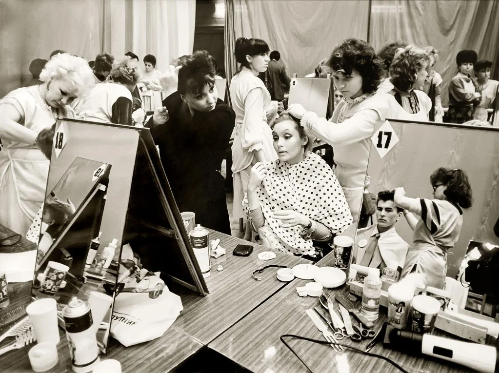 Конкурс парикмахеров, 1986 г. Фото Владимира Зотова.