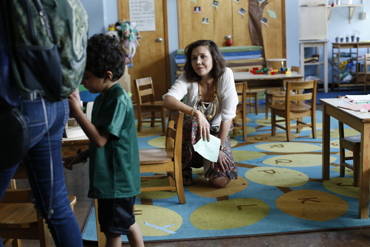 Кадр из фильма "Воспитательница". Лиса записала стихотворение мальчика