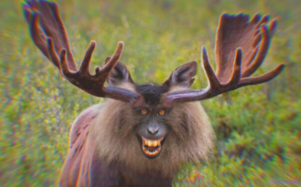 Оленелосьобезьян)