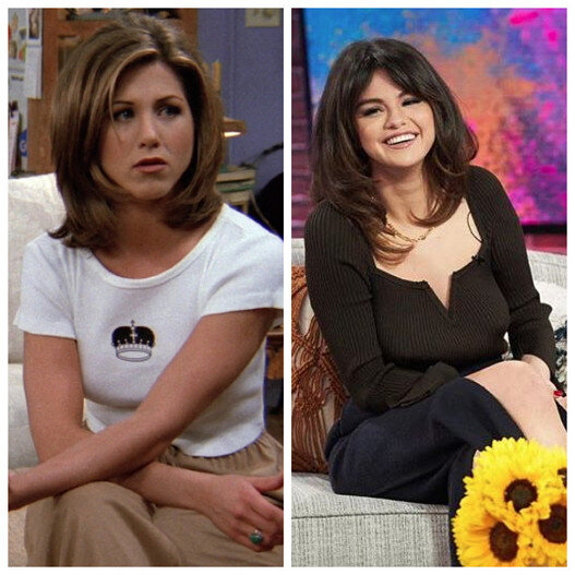 Селена ГомесДженнифер Энистон (Рейчел Грин)