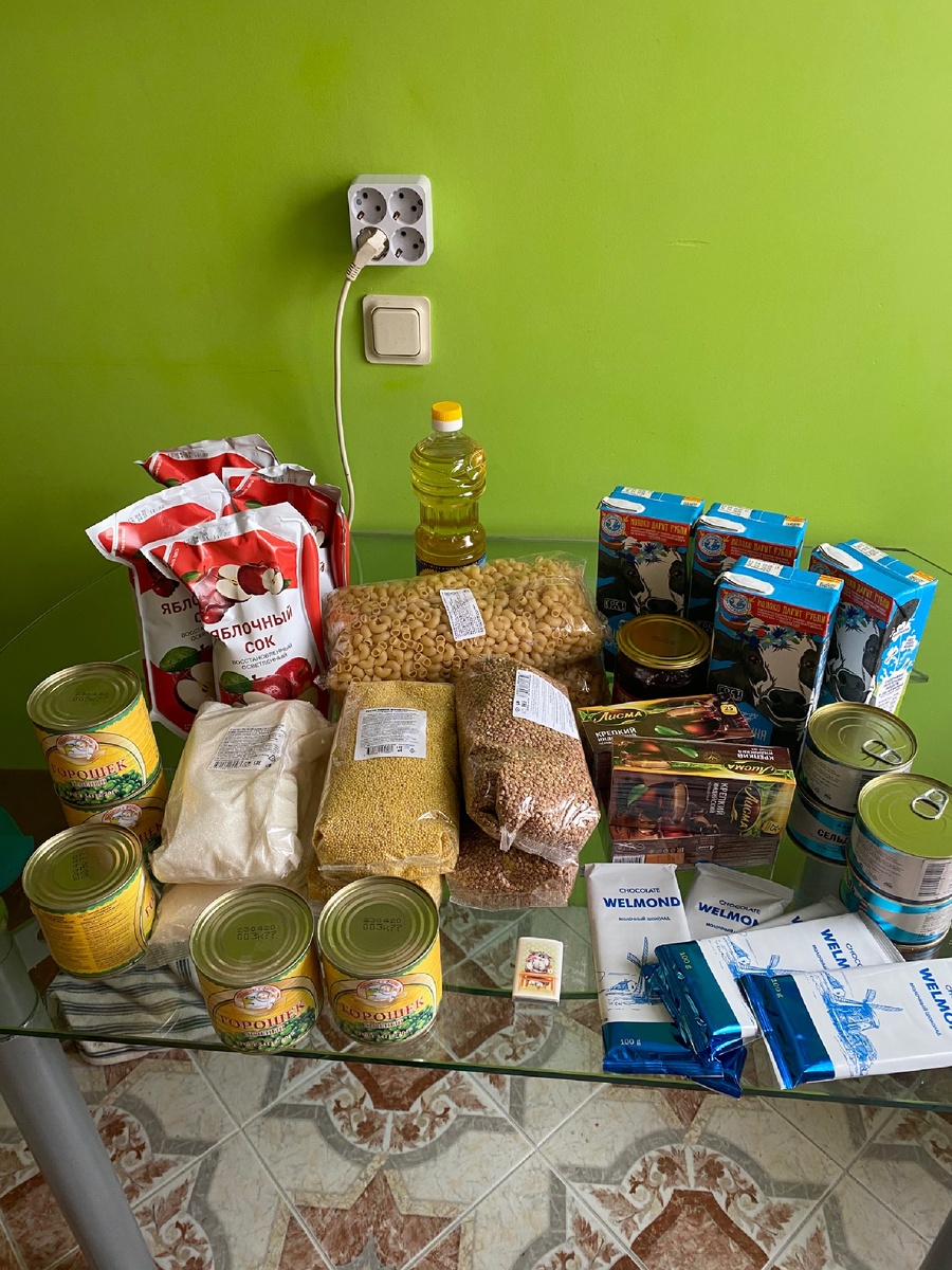 2ой продуктовый набор в период самоизоляции