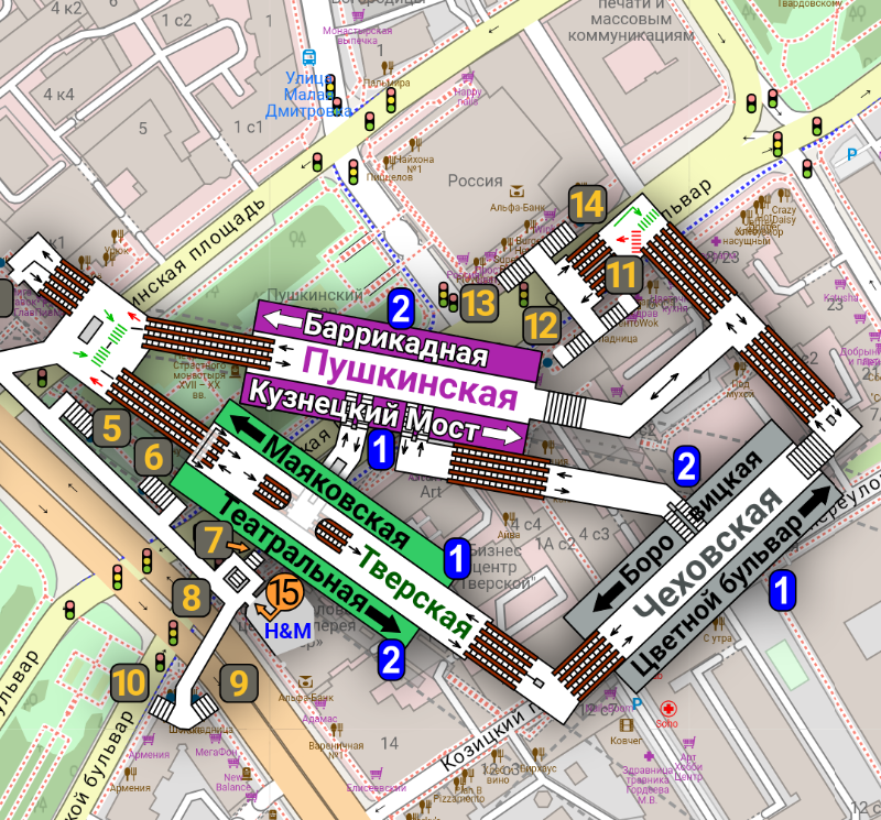Пушкинская 2 карта. Станция метро Пушкинская Москва схема. Пушкинская станция схема платформы. Схема станции метро Чеховская. Схема переходов метро Пушкинская.