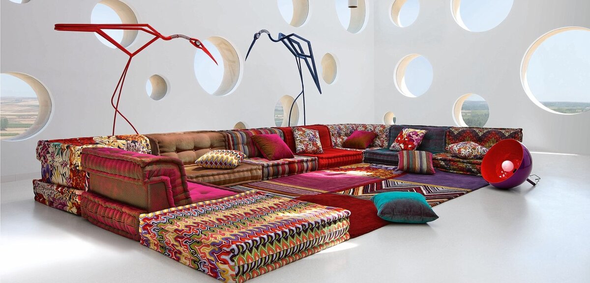 Модульная система сидений «Mah Jong» бренда Roche Bobois