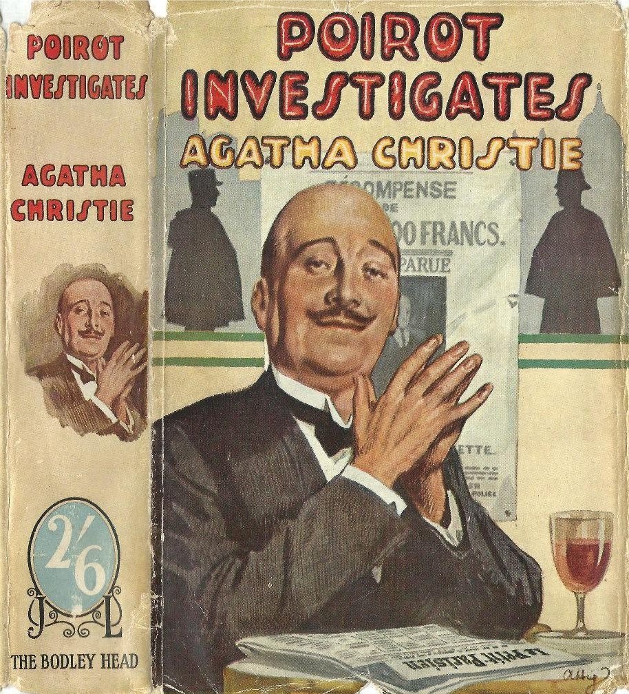 Слушать аудиокниги про пуаро. Эркюль Пуаро книга. Agatha Christie Poirot investigates. Пуаро Агаты Кристи обложка книги.