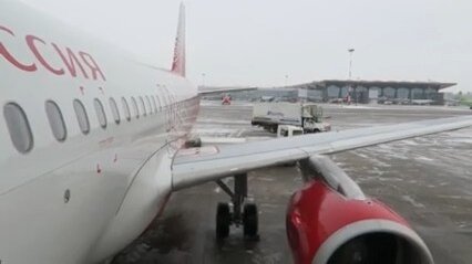 Airbus A320 а/к Россия, рейс Архангельск - Санкт-Петербург