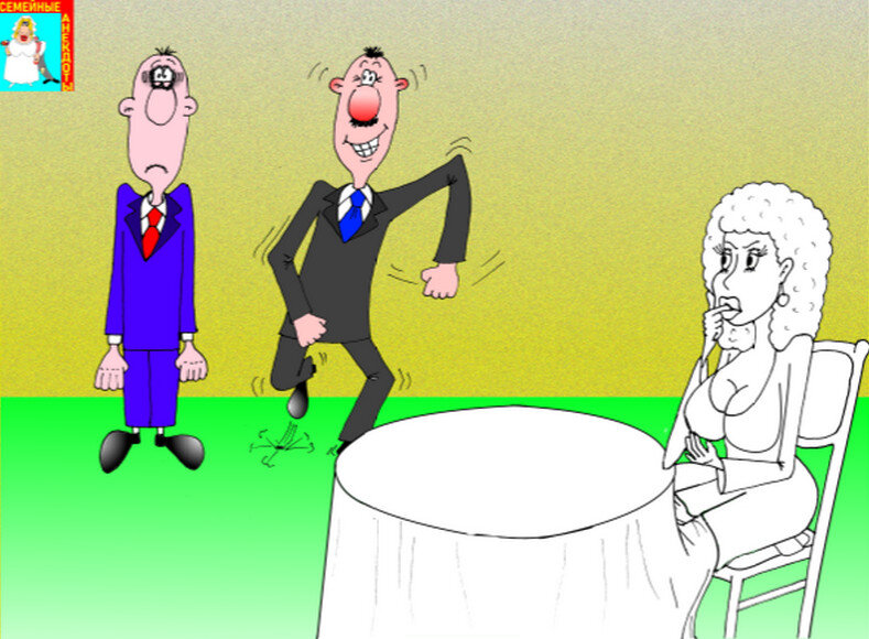 Карикатура-работа автора канала