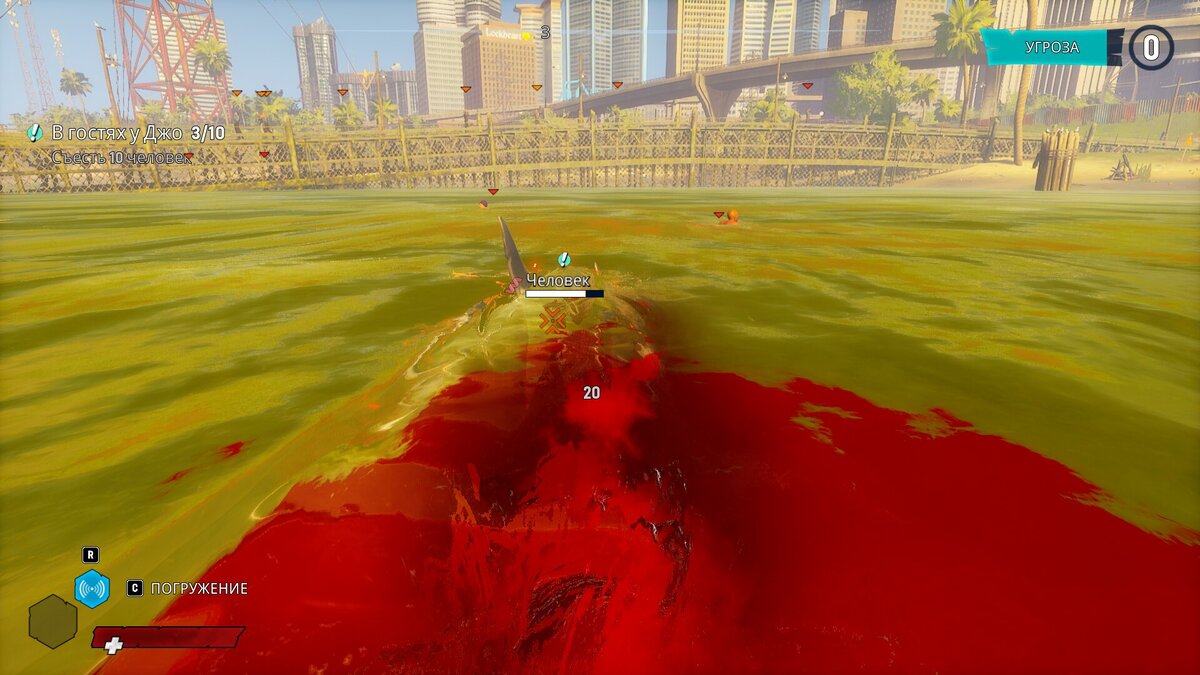 Кровавых эффектов разработчики не пожалели.