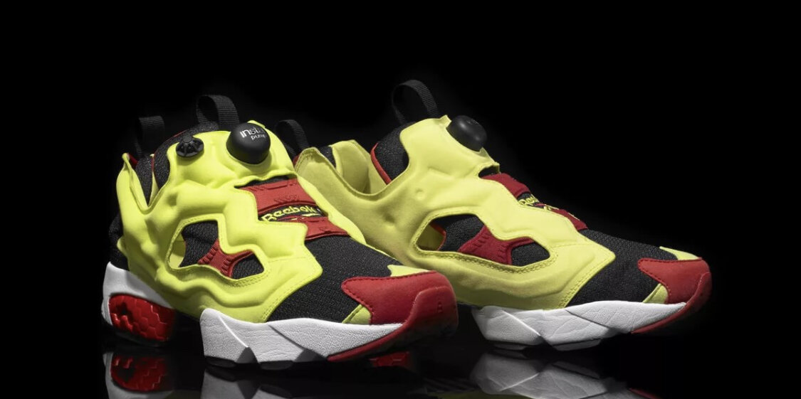 Reebok Insta Pump Fury yellow/red/black