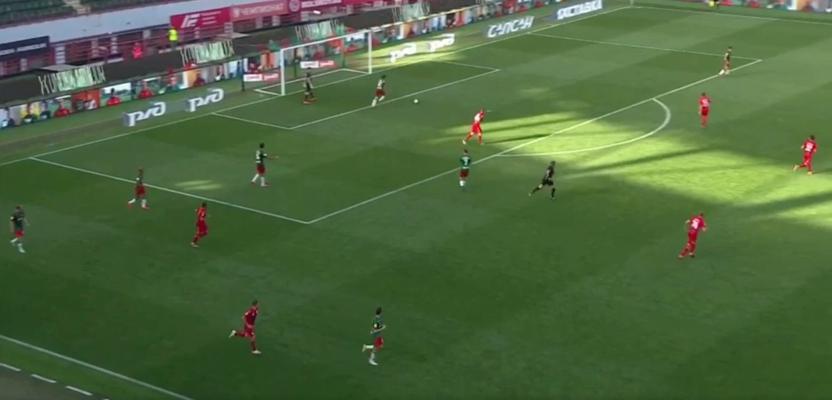 Матч "Локомотив"-"Уфа" , 80 минута 