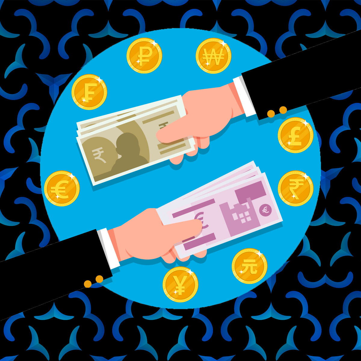 Обмен валютой